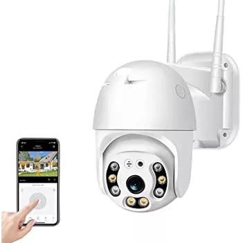 Câmera De Segurança wi-fi externa À Prova D'água full hd yoosee ou icsee gira 360 speed dome - Bivolt