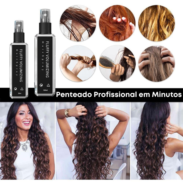 Spray Para Cabelo Mais Volume de Forma Natural + 2 E-books