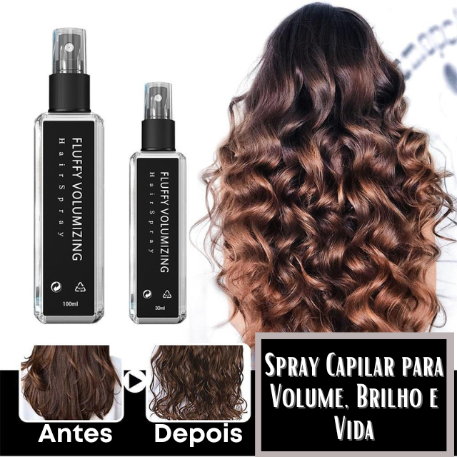 Spray Para Cabelo Mais Volume de Forma Natural + 2 E-books