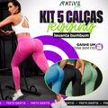 Kit 5 Calças Legging - Levanta Bum Bum + frete grátis