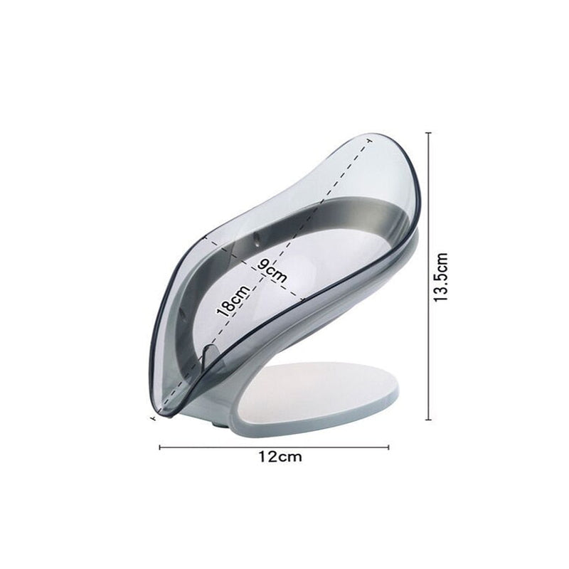 Saboneteira Auto Drenagem em Forma de Folha para Banheiro e Cozinha - Magic Leaf (COD 611403)