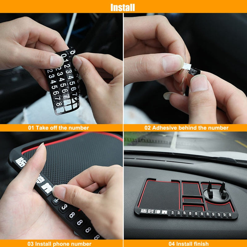 Suporte de Celular Antiderrapante Multifuncionalidade para Carro 360 Slip + 2 BRINDES ESPECIAIS