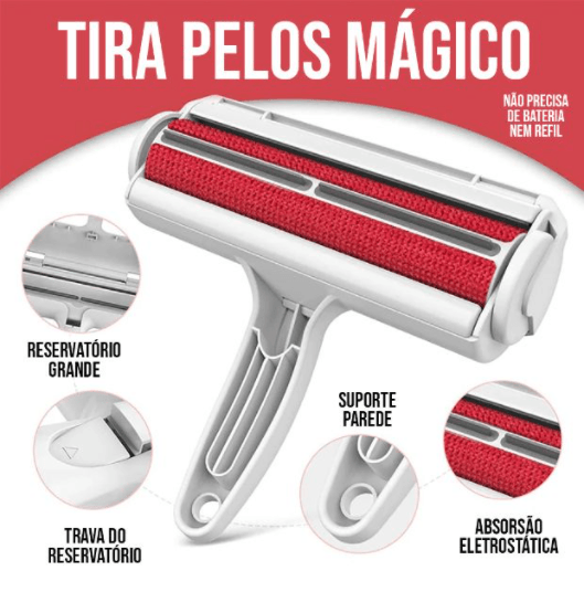 Removedor de Pelos Mágico Roupas/Móveis