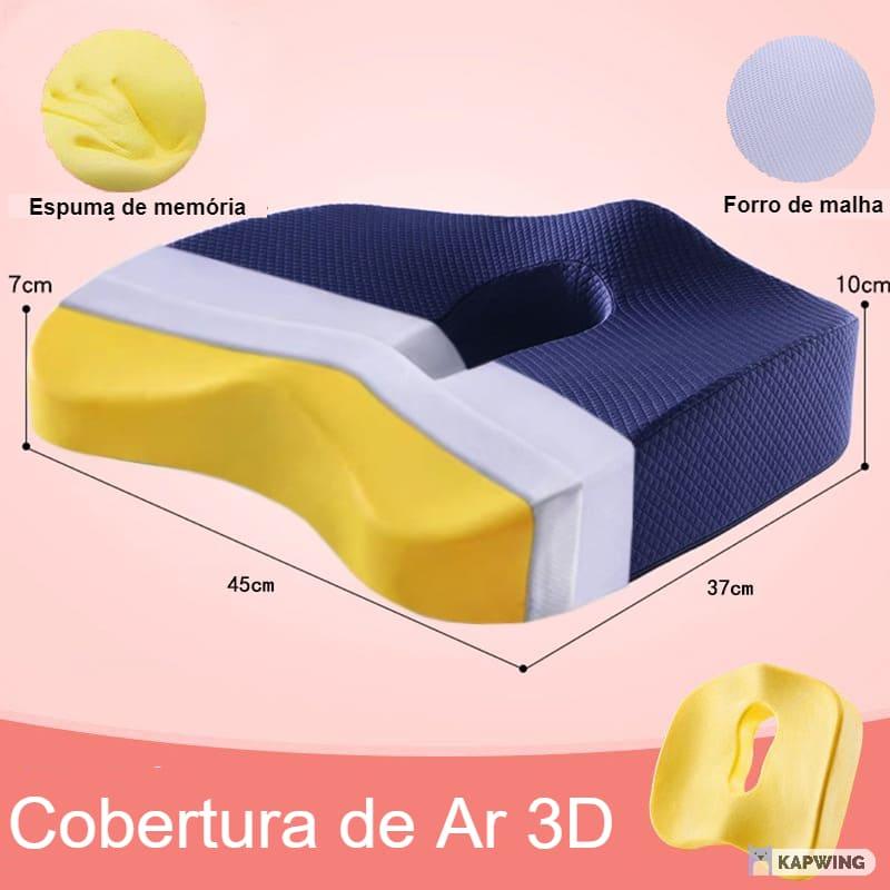 Almofada Ortopédica Premium com Espuma de Memória 5D - 50% OFF 🔥