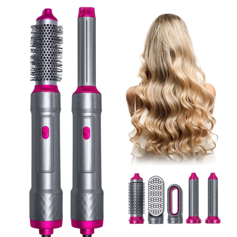 Escova Modeladora 5 em 1 Magnum Hair ™ - Seca, Alisa, Cacheia e Modela + Brinde Exclusivo