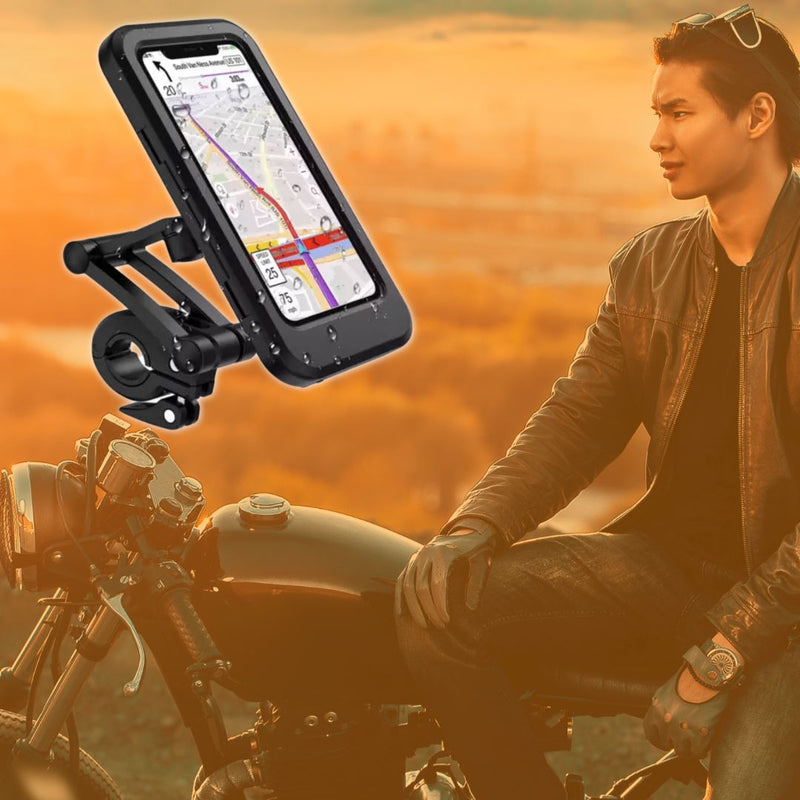 Suporte de Celular Impermeável para Bike e Motocicleta 360 Moto