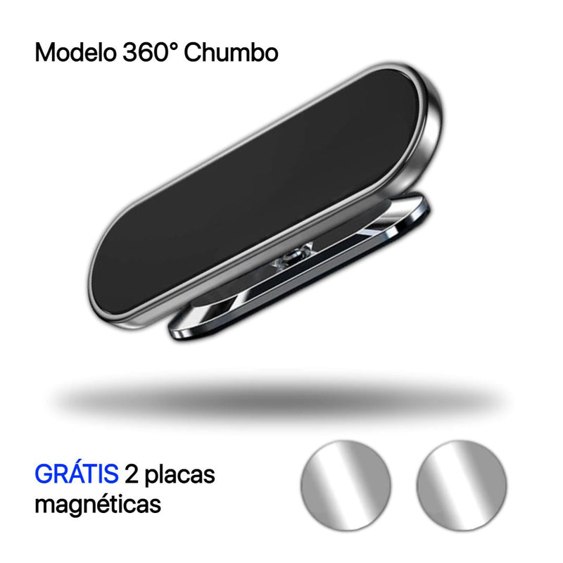 Suporte de Celular Magnético para Carro 360° Slim (COD. 485123)