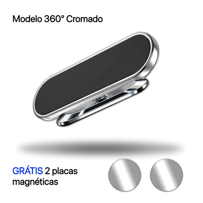 Suporte de Celular Magnético para Carro 360° Slim (COD. 485123)